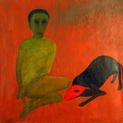 Medium: 'Oil on canvas', Size: '122 x 102 cm'