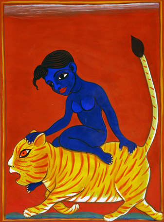 Medium: 'Gouache on Paper', Size:'56 x 76 cm'