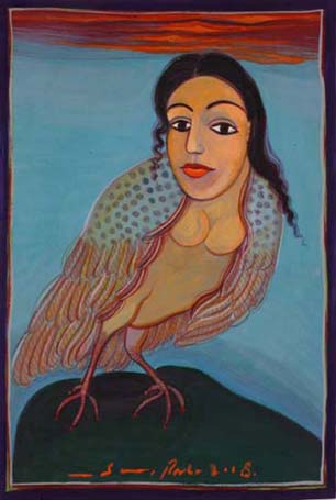 Medium: 'Gouache on Paper', Size: '40 x 26 cm'