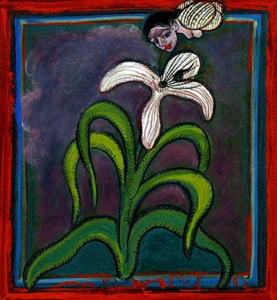 Medium: 'Gouache on Paper', Size:'17 x 16 cm'